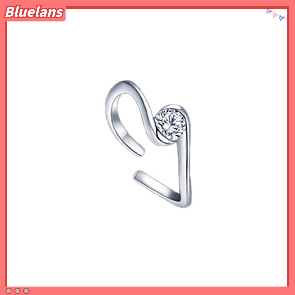 Bluelans Men Women Silver Plated Constellations Adjustable Opening Ring Birthday Gift