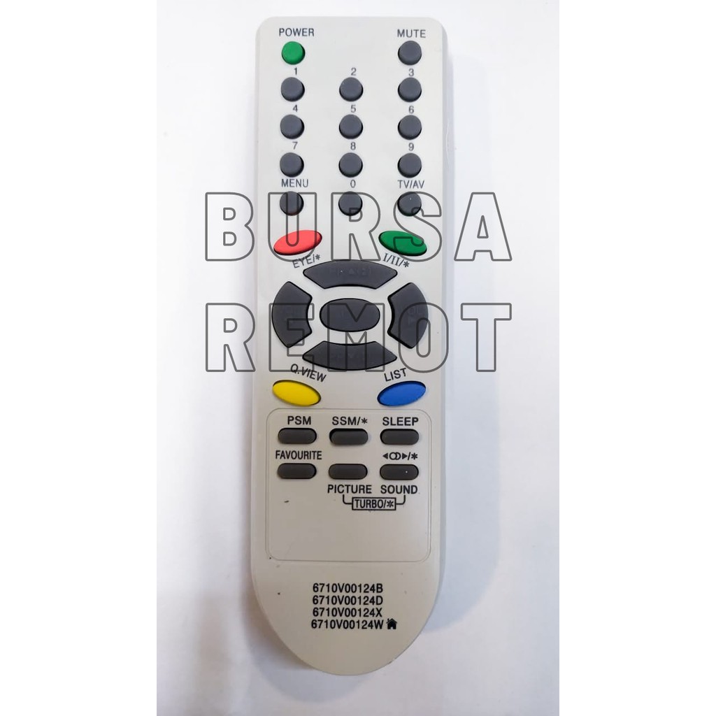 REMOT / REMOTE TV LG TABUNG TIPE 124BDx GROSIR DAN ECERAN