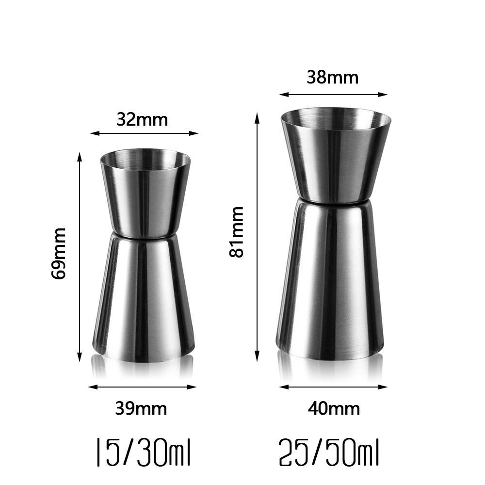 Preva Measure Jigger Cup Home&amp;Living Gelas Jigger Stainless Steel Dual Shot Gadget Dapur