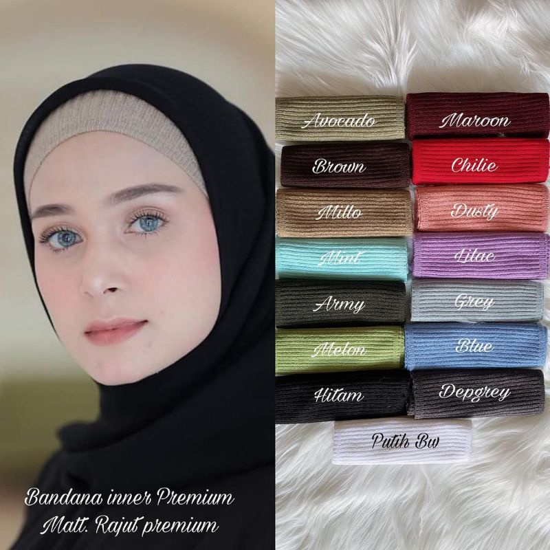 BANDANA RAJUT PREMIUM (RANDOM)