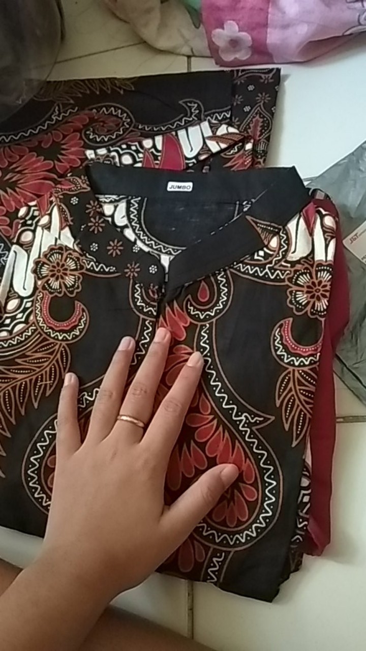 Batik Couple Keluarga Keluarga Sania Ruffle Ori Ndoro Jowi Dnt Motif Terkini
