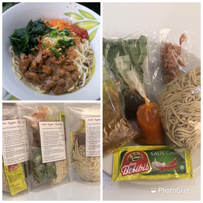 

Mie Ayam Akung Frozen homemade non MSG Halal