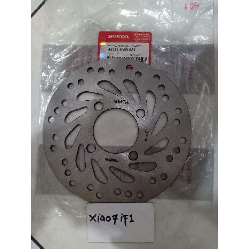 Piringan disk depan beat/Vario,beat fi,vario 125,beat pop,scoopy f1(1biji)