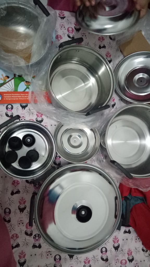 Jual Murah Banget Panci Set Exclusive 5 Pcs New Dutch Oven - Stainless Steel