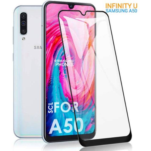 Samsung A50 Samsung A50s Samsung A30 Tempered Glass Full Screen Anti Gores Kaca Full Cover Shopee Indonesia