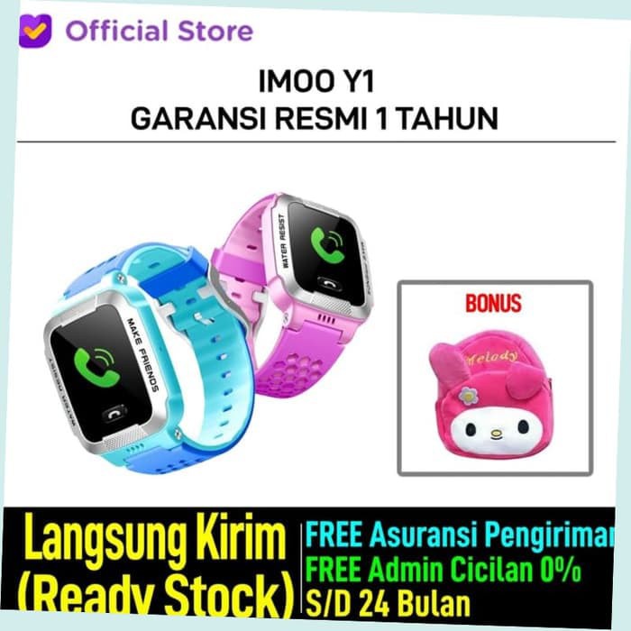 Jual Jam IMOO IMO Y1 Watch Phone Waterproof Anak Pintar Garansi | Shopee Indonesia