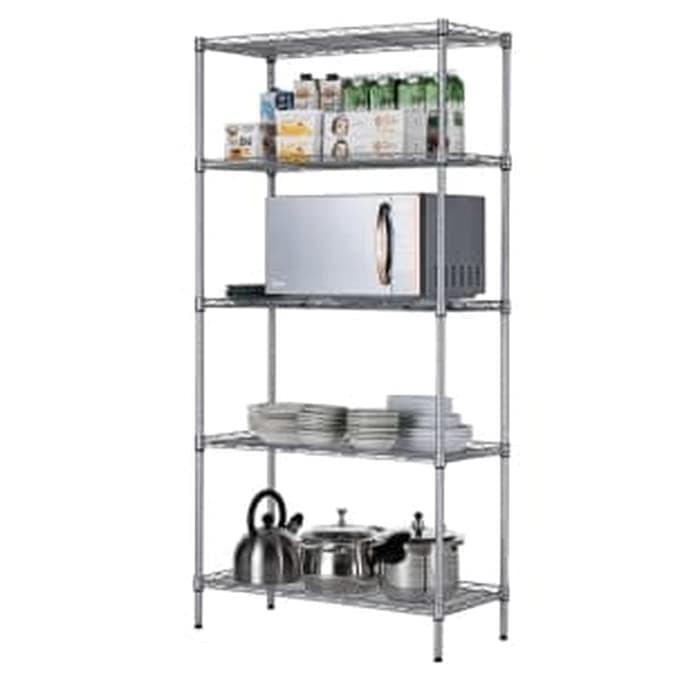 Promo Rak besi serbaguna 5 tingkat - krisbow Murah