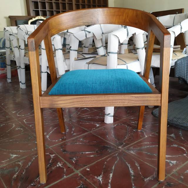 Kursi kayu sofa cafe cantik murah terbaru