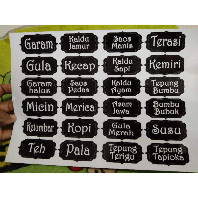 

STIKER BUMBU