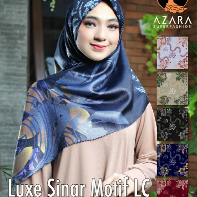 Segi empat Luxe sinar motif Lc by azara