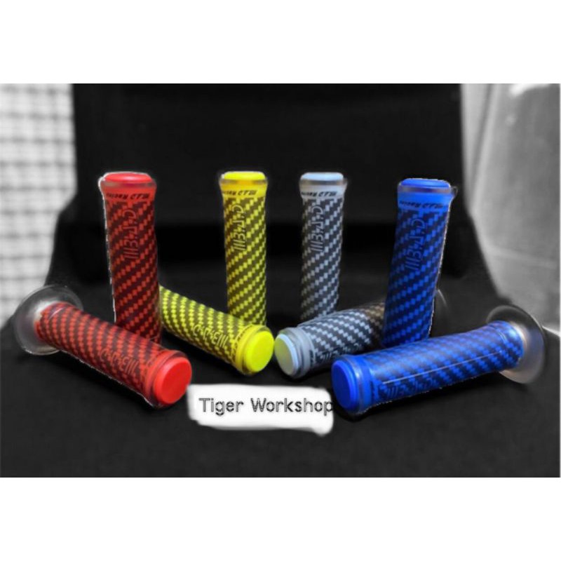 Handgrip Handfat Grip Karbon Merek B.A.D Tersedia Warna merah-kuning-biru-abu2