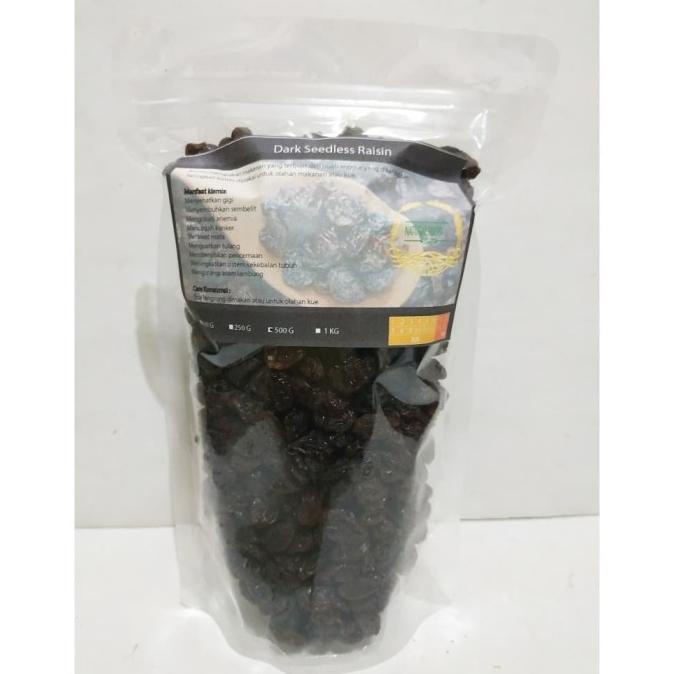 

Dark Seedless Raisin (Kismis Hitam Tanpa Biji) 1 kg