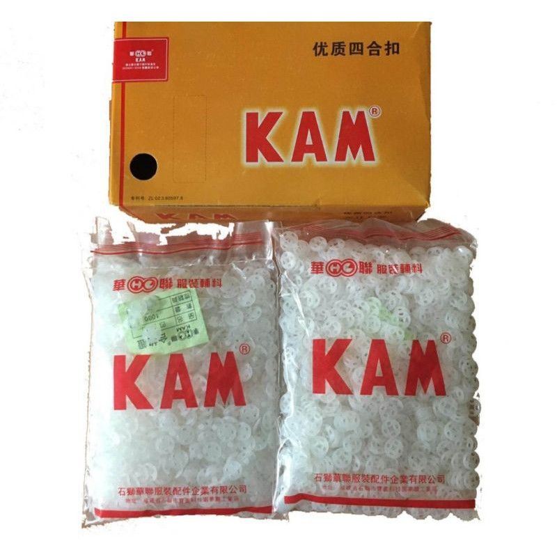 12 PASANG KANCING JEPRET PLASTIK/ KANCING CETET PLASTIK