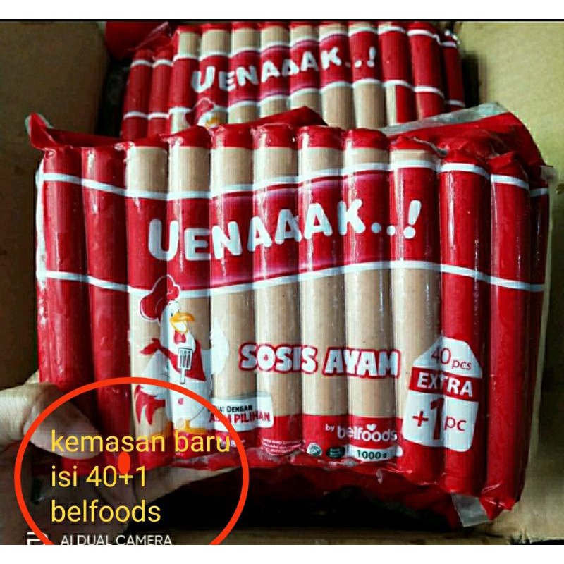 

Belfoods Sosis Ayam 1 kg isi 40 +1