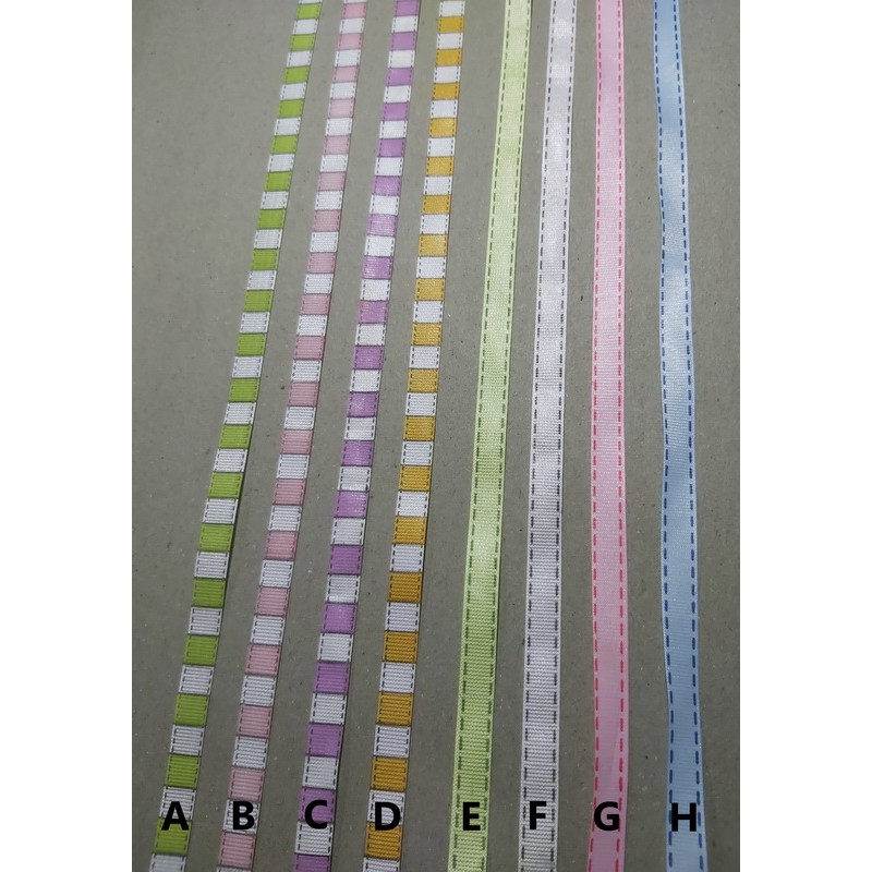 

Pita Kado Grosgrain 3/8" / inci / inch / 10mm +/- 50 yards