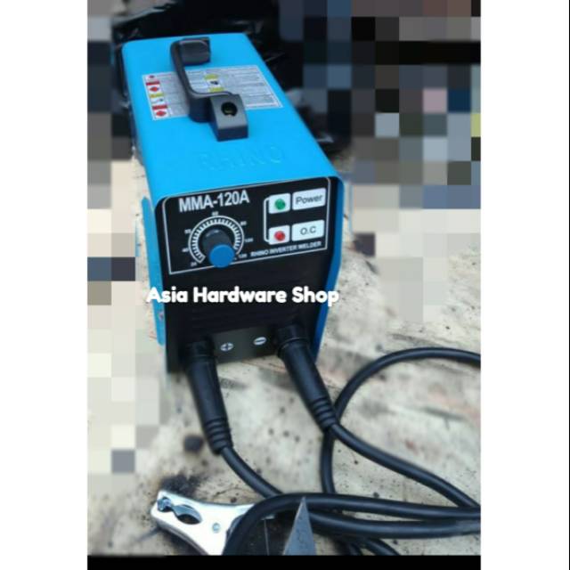 Mesin Las Rhino MMA-120a 450watt Mesin Las Teknologi Inverter MMA 120a