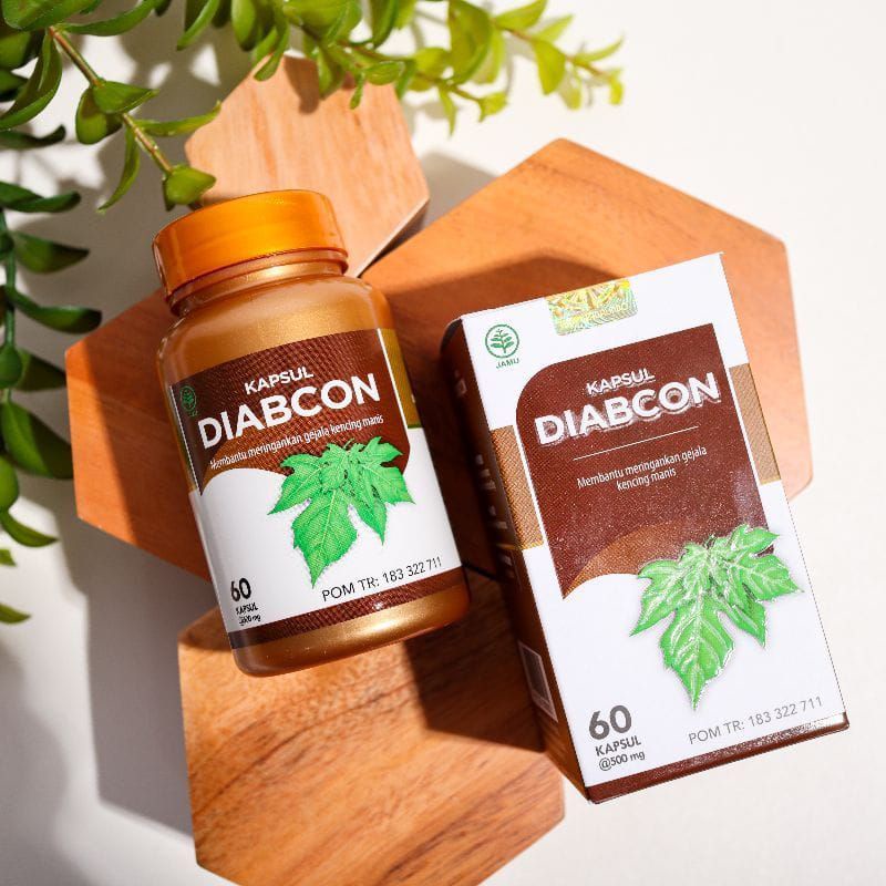 

DIABCON kapsul herbal diabetes asli meringankan gula darah kencing manis