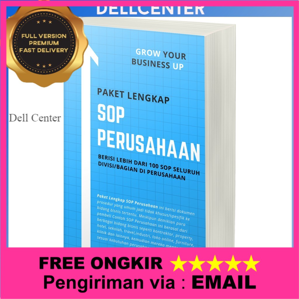 Draft Script SOP Perusahaan +Kontrak Perjanjian+ Surat Bisnis + Psikotest HRD PREMIUM