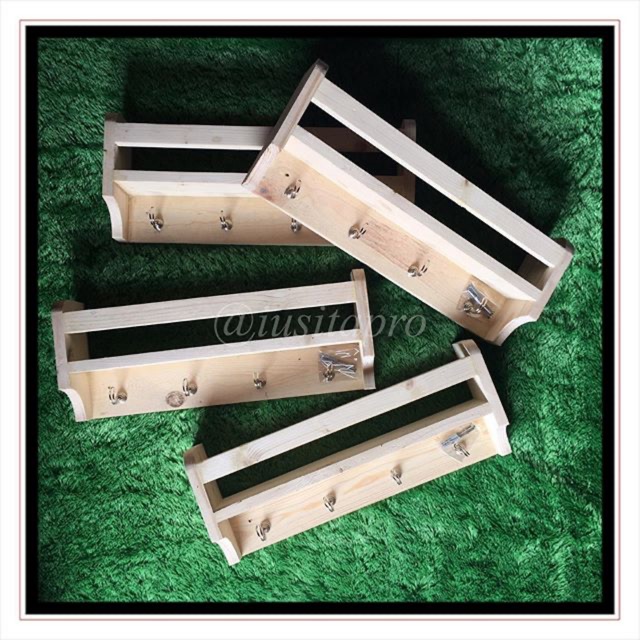 Rak Bumbu Kayu Jati Belanda / Rak Dapur / Rak Kayu