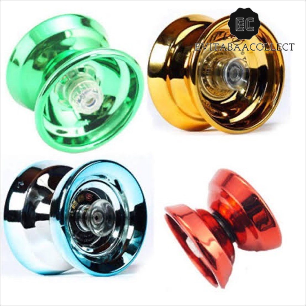Yoyo Untuk Freestyle Bahan Besi Chrome | Yoyo Ejen Ali | Yoyo Alumunium | Mini Yoyo | Mainan Tahan B