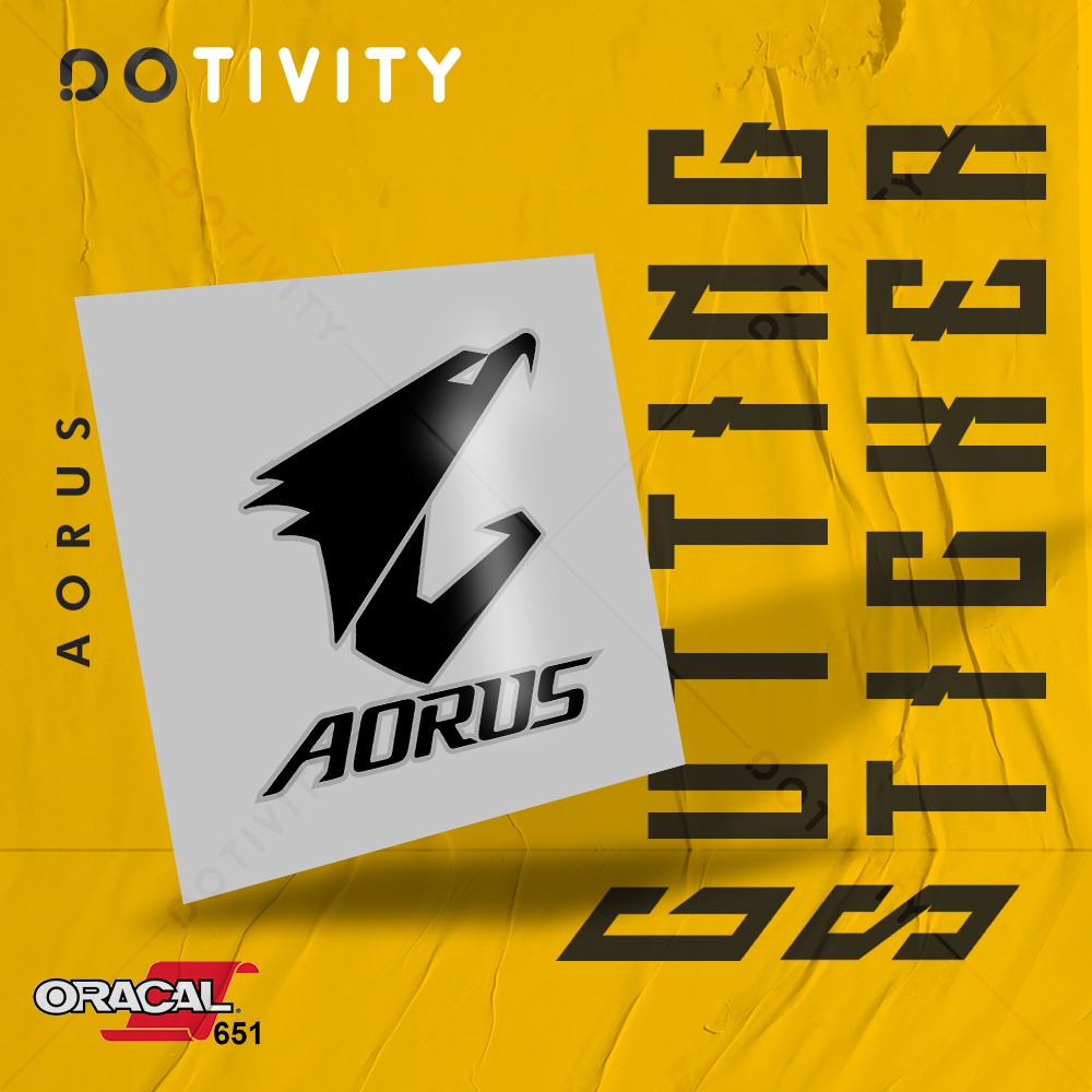 

Cutting Sticker Aorus 1