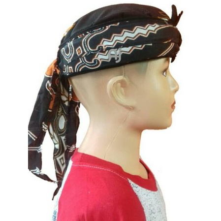 blangkon anak bayi balita iket udeng batik jawa sunda tutup praktis tradisional kecil klasik "Ltu31a