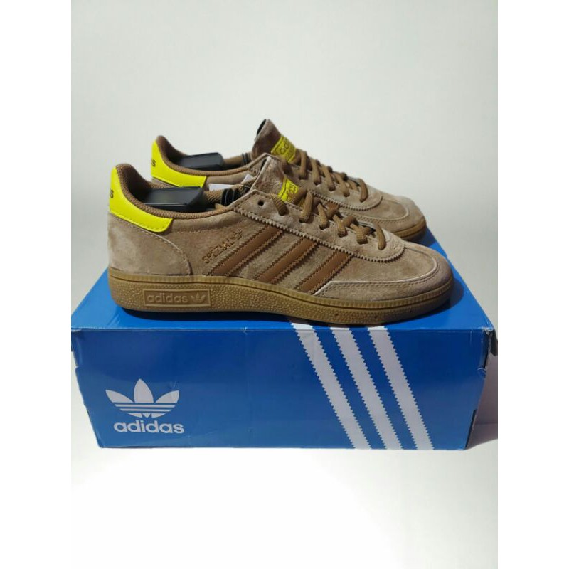 brown adidas spezial