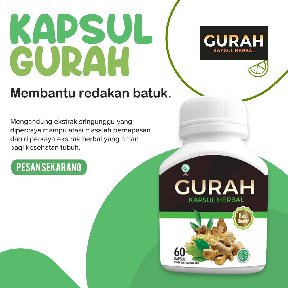 

KAPSUL HERBAL GURAH ORIGINAL || BELI 2 GRATIS 1, BISA COD!!!