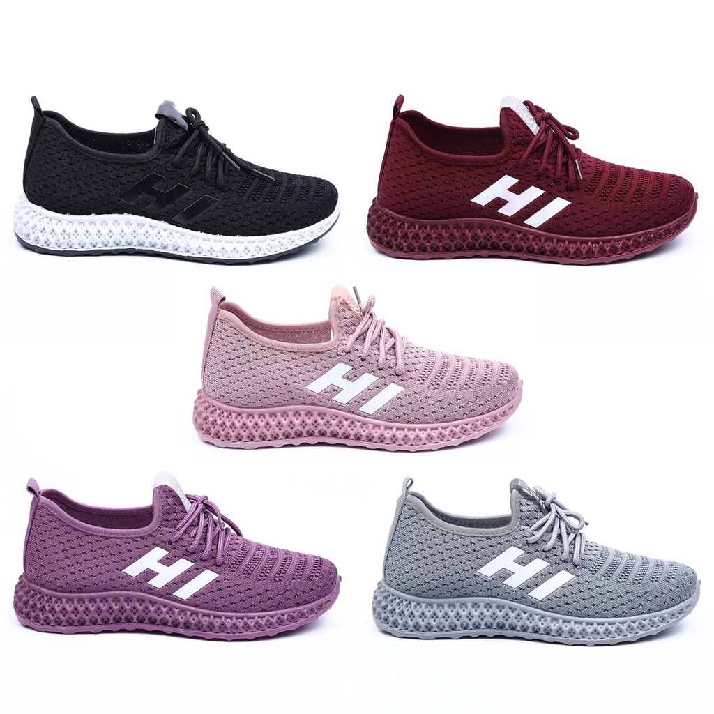 RESTOK!! Sepatu Wanita Sneakers Wanita Slip On Sports Shoes Cewek - A1065