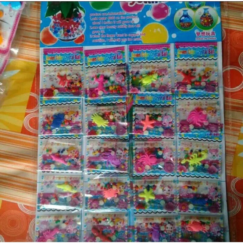 mainan redeman binatang lembar isi 24 pcs