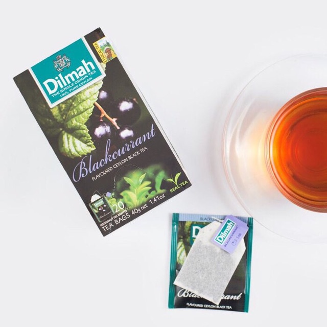 Teh Dilmah No Envelope 20 sachet Blackcurrant