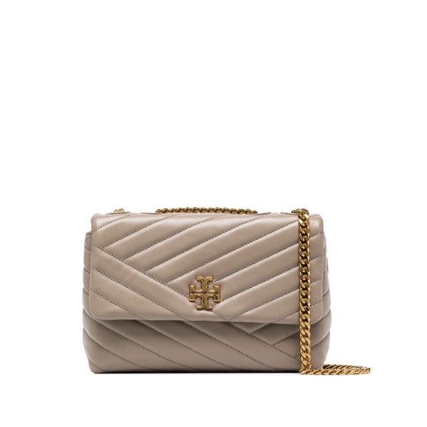 Tory Burch Kira Chevron Convertible Shoulder Bag ( Grey Heron )