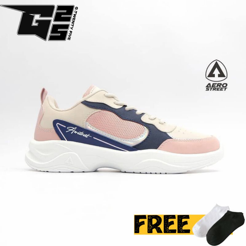 Aerostreet Chunky series Ivy pink navy 39