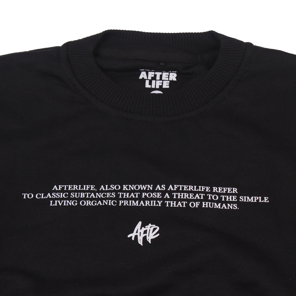 AFTERLIFE - Crewneck Suffer Black | 21030