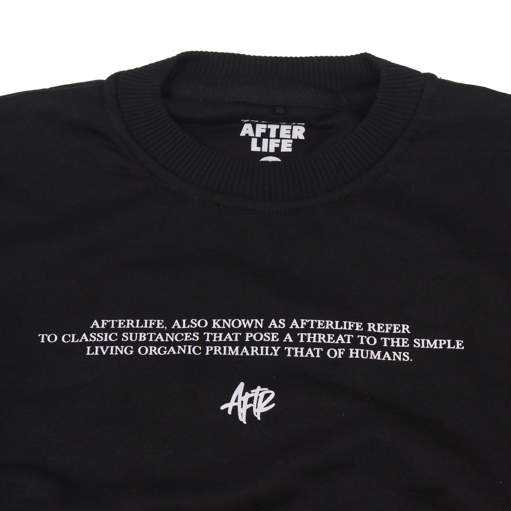 AFTERLIFE - Crewneck Suffer Black | 21030