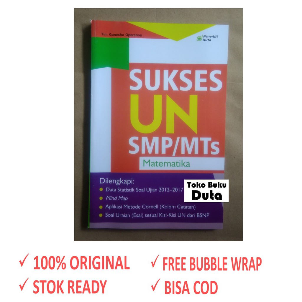 Buku Soal Un Matematika Smp Shopee Indonesia