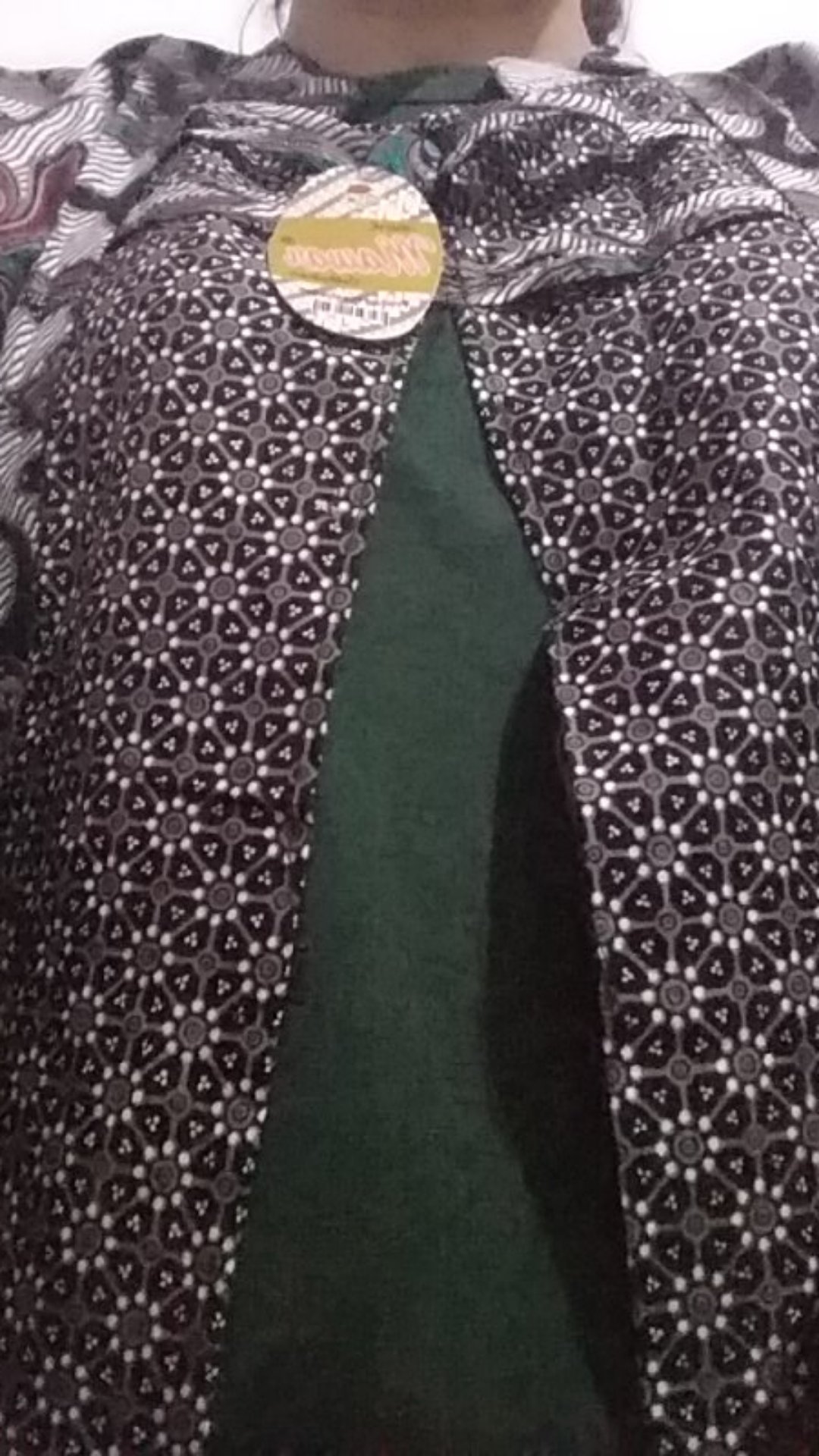 Longcardi Lawasan Daun Outer Batik Wanita Casual Kantoran Formal Kondangan Katun Halus Motif Premium