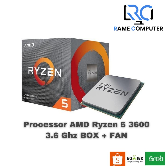 Processor AMD Ryzen 5 3600 3.6 Ghz BOX + FAN