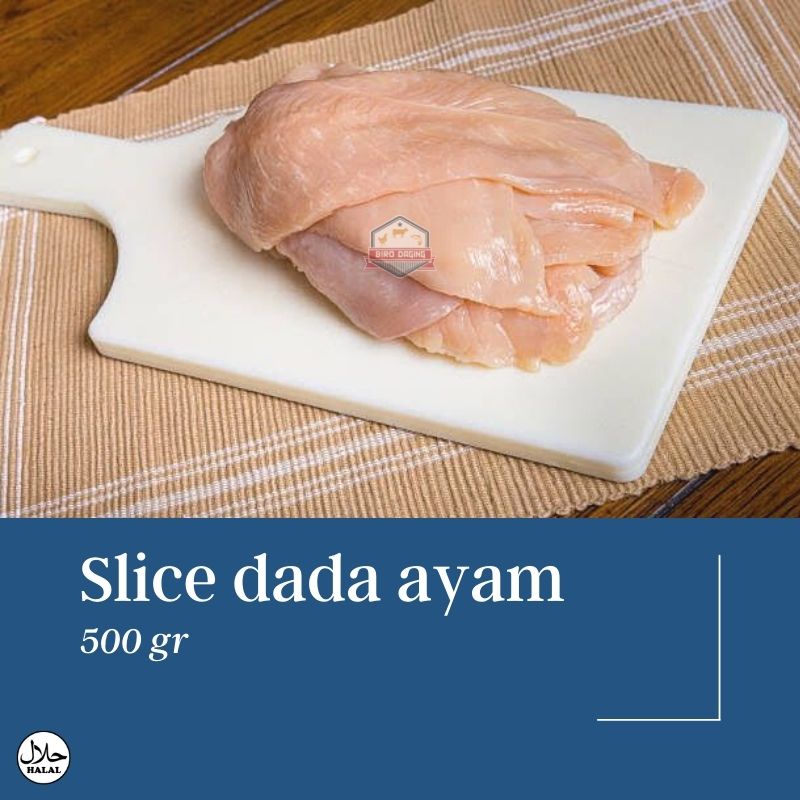 

Premium Ayam SLICE / Dada AYAM IRIS / Teriyaki / AYAM / @500gr