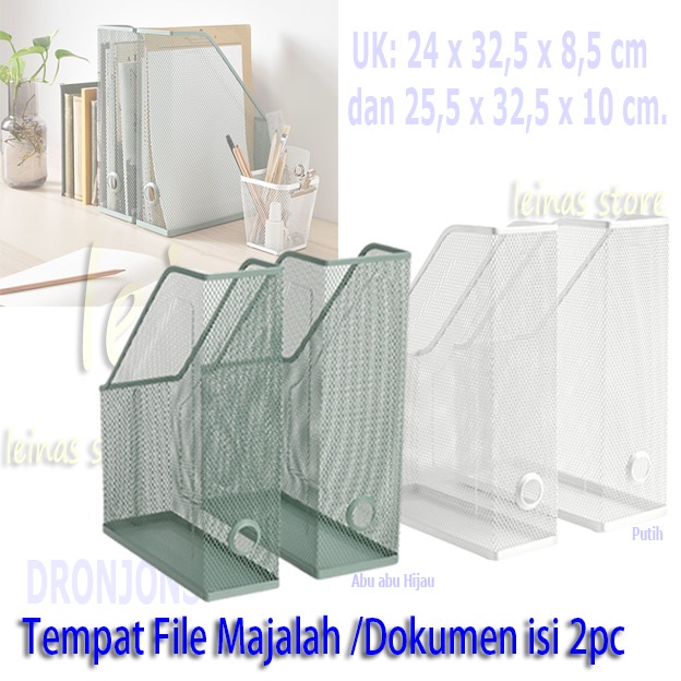 

TEMPAT FILE BESI Majalah ISI 2pc box dokumen surat TEMPAT KERTAS IKDRONTINGGI