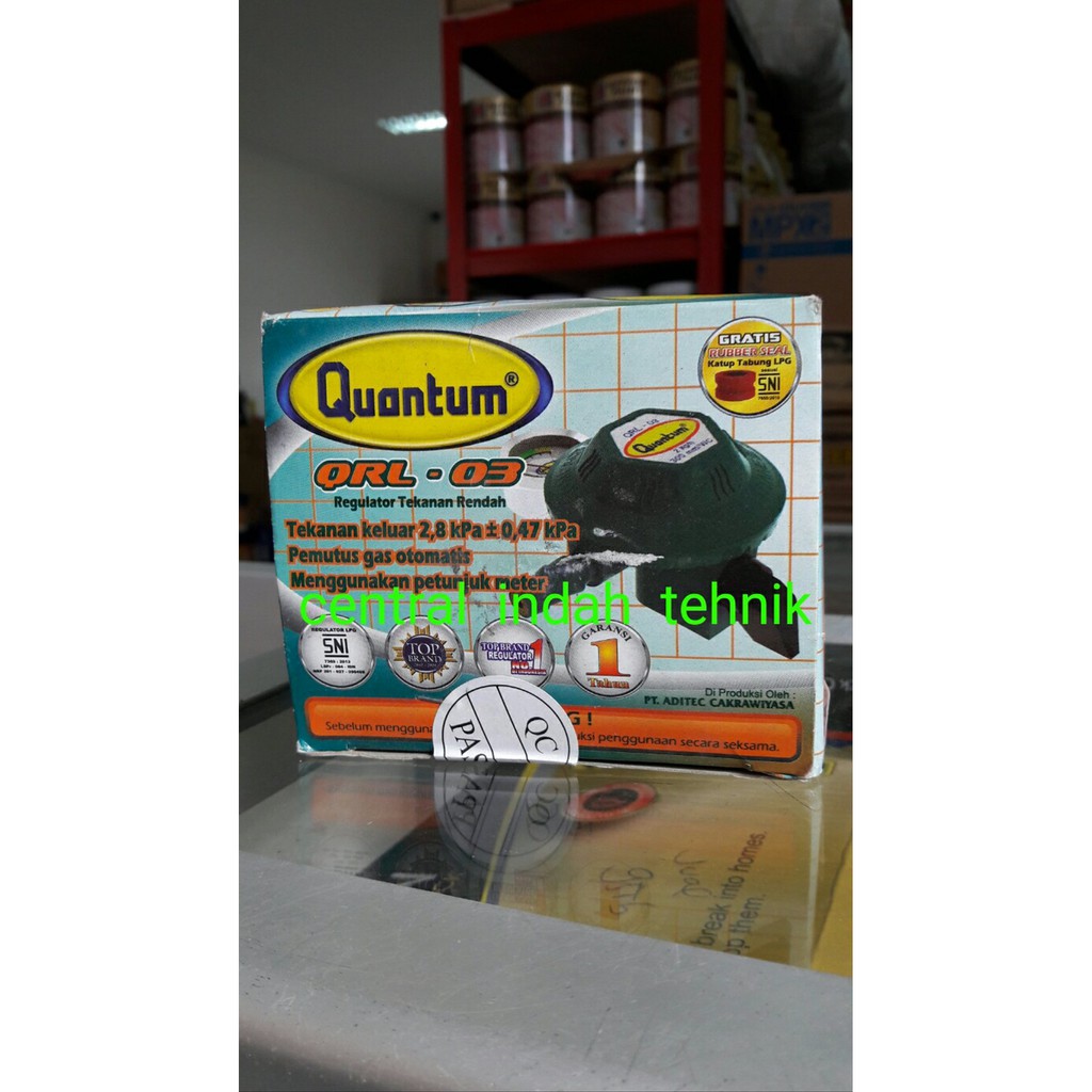 Dijual REGULATOR GAS QUANTUM QRL-03 SNI terbaik