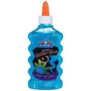 

[Cod] Elmers Washable Glitter Glue Blue 6 Fl Oz -177 Ml