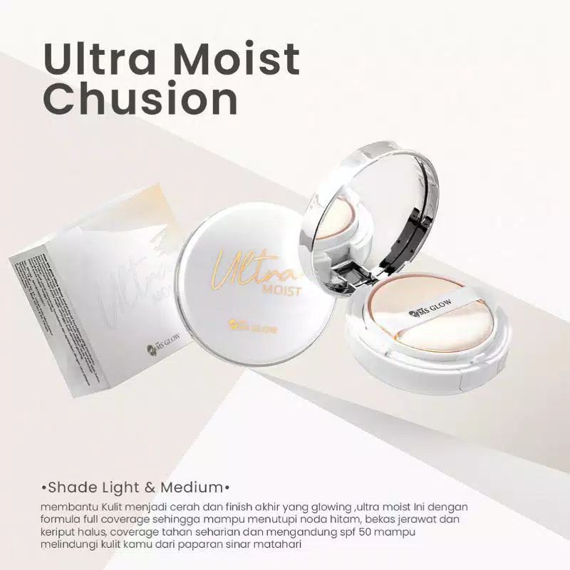 MS GLOW ULTRA MOIST CUSHION LIGHT &amp; MEDIUM | CUSHION MS GLOW