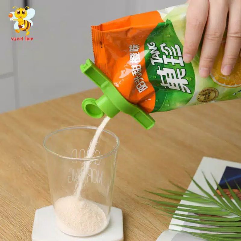 Seal Kemasan Tutup Botol Klip Plastik Penutup Makanan Clip Penjepit  Snack Makanan Food Sealer Segel