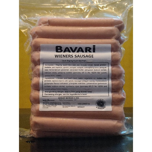 Sosis Bavari - Wieners Sausages - 1kg | Grab Only