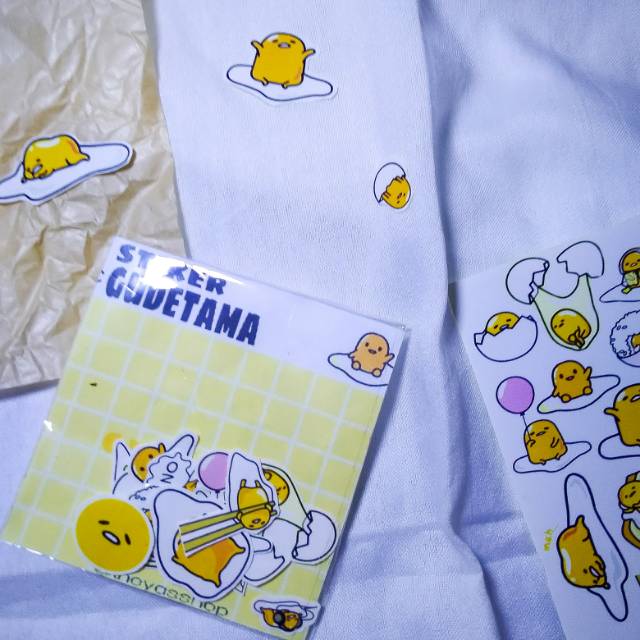 

Stiker gudetama cute/lucu banget