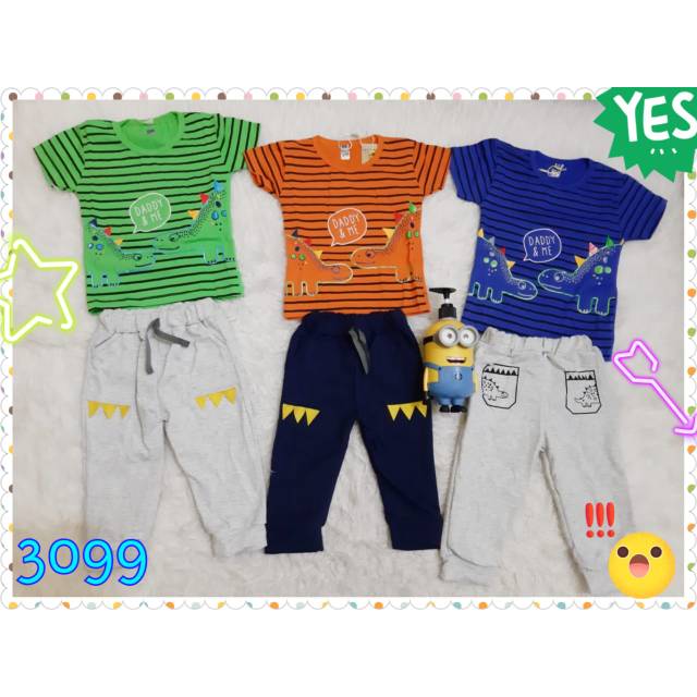 Setelan Anak laki-laki/Setelan Baby cowok/Setelan Toretto/Setelan Dino
