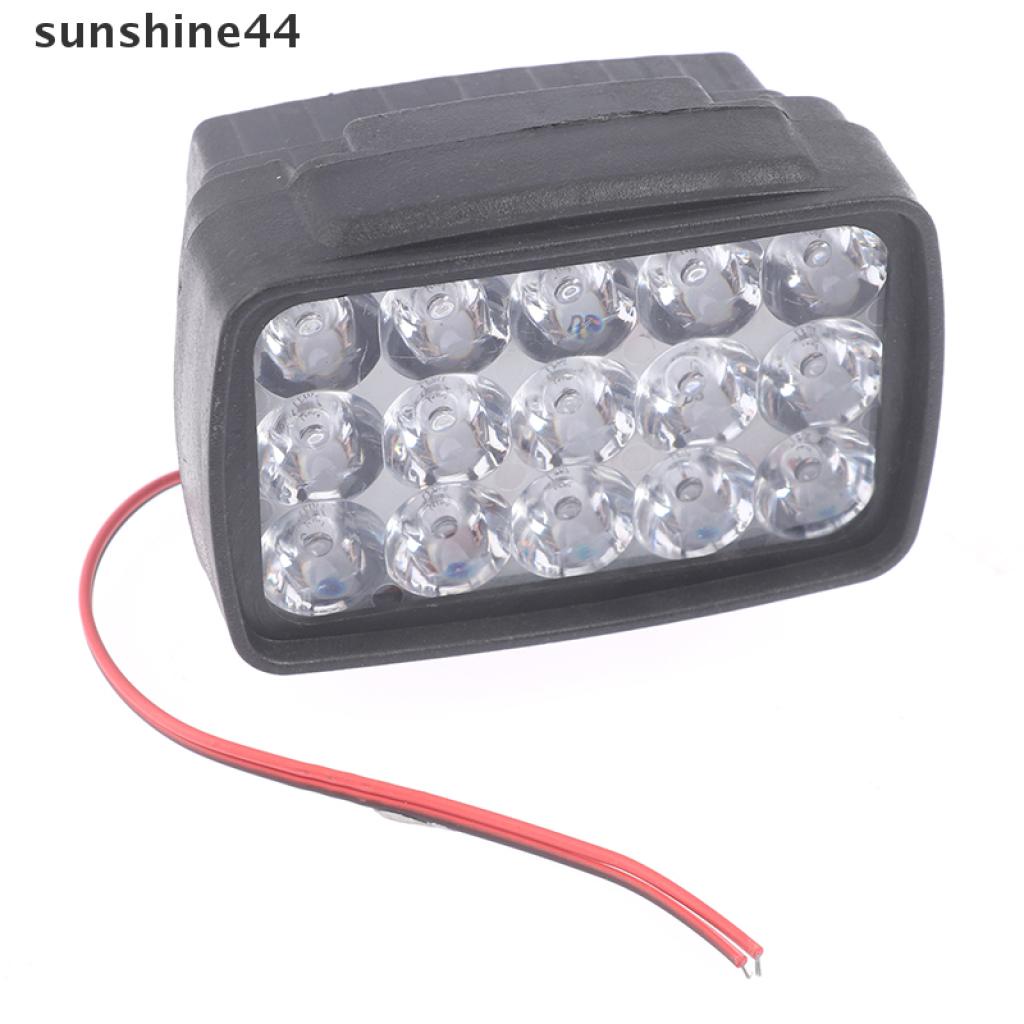 Sunshine Lampu Sorot 15 LED 1000LM Untuk Motor ATV Skuter