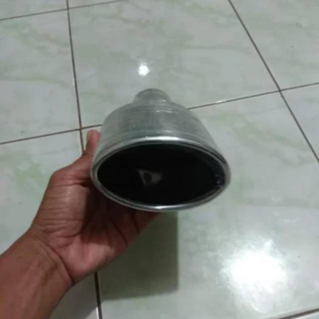 Knalpot mobil oval mono buntut jet bus buz bis costum