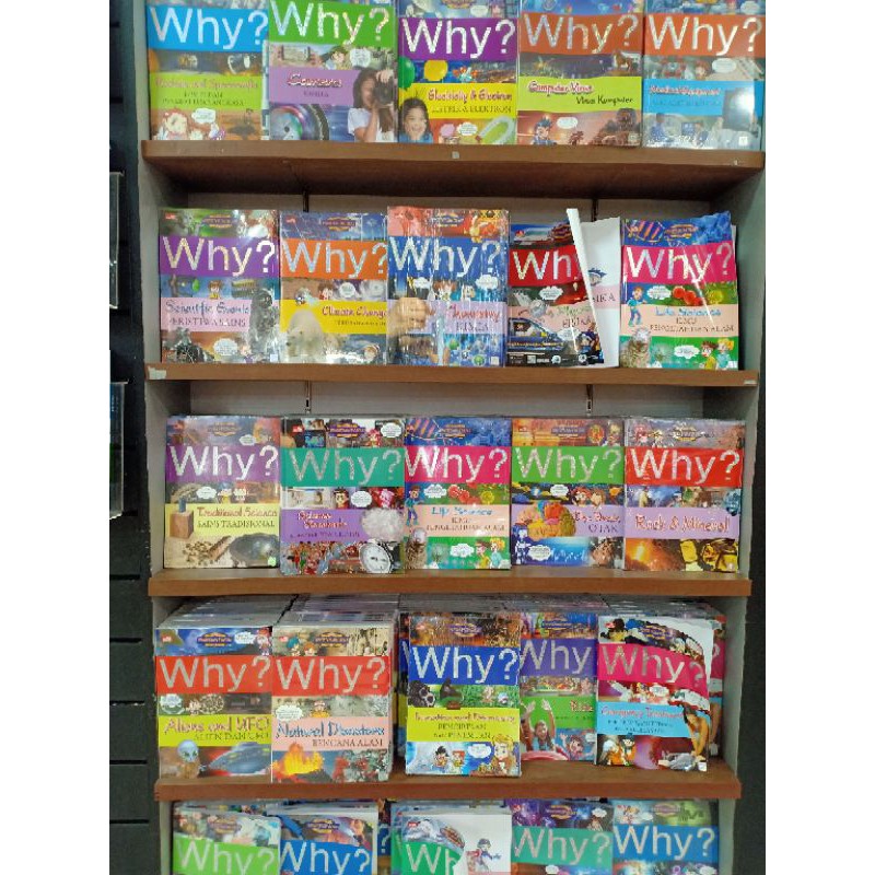 Buku Komik Anak Edukasi Seri Why Pengetahuan Dasar/WHY? Series/Buku Why